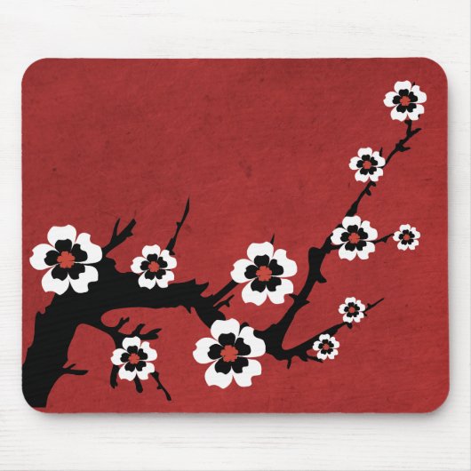 Orientalische Kirschblüte, Kirschblüten Mousepad (Vorne)