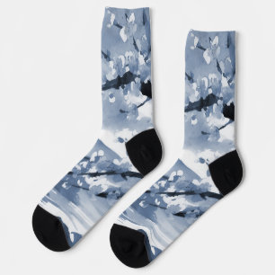 Orientalische Kirschblüten Socken