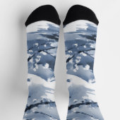 Orientalische Kirschblüten Socken (Oben)