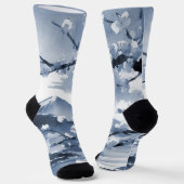 Orientalische Kirschblüten Socken (Gewinkelt)