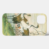 Orientalische Kräne durch das Wasser Case-Mate iPhone Hülle (Rückseite (Horizontal))