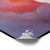 Orientalische Kreaturenmalerei von Alfred Fox Poster (Ecke)