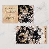 Orientalische legendäre mythische visitenkarte (Vorne/Hinten)