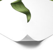 Orientalische Lilienie Originelle Kunst Poster (Ecke)