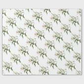 Orientalische Lily - Sibirien Geschenkpapier (Flach)