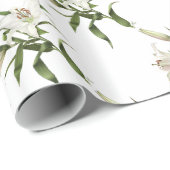 Orientalische Lily - Sibirien Geschenkpapier (Rolleneckpunkt)