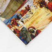 Orientalische Linie nach Australien Fleecedecke (Ecke)