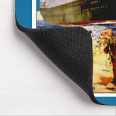 Orientalische Linie nach Australien Mousepad (Ecke)