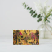 Orientalische Malerei. Japanische Art Visitenkarte (Stehend Vorderseite)