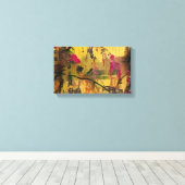 Orientalische Malerei. japanischer Stil Leinwanddruck (Insitu (Holzboden))