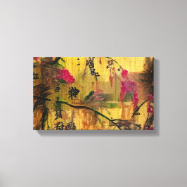 Orientalische Malerei. japanischer Stil Leinwanddruck