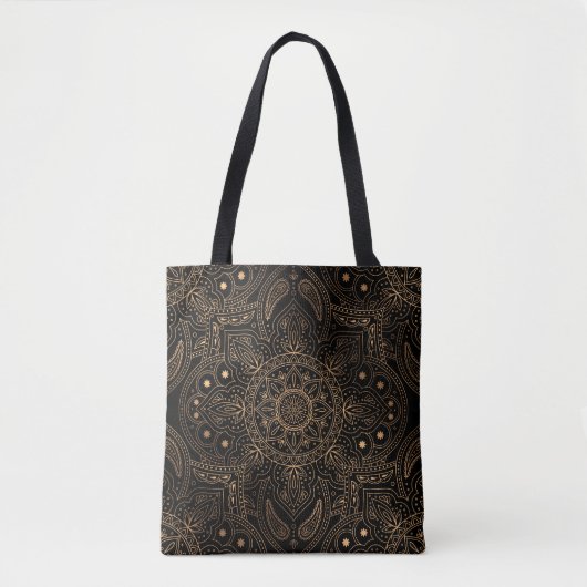 Orientalische Mandala Königsnahtlose Muster Tasche (Vorderseite)
