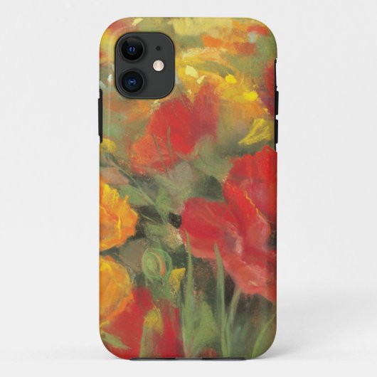 Orientalische Mohnblumen-Feld Case-Mate iPhone Hülle (Rückseite)