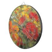 Orientalische Mohnblumen-Feld Dartscheibe (Vorderseite rechts)