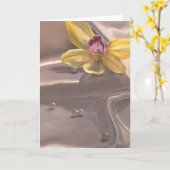 Orientalische Muse-Gruß-Karten Karte (Gelbe Blume)