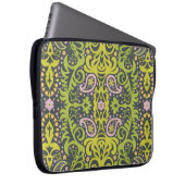 Orientalische Paisleyverzierung; dekorativer nahtl Laptopschutzhülle (Vorne Rechts)
