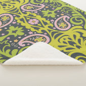 Orientalische Paisleyverzierung; dekorativer nahtl Sherpadecke (3/4)