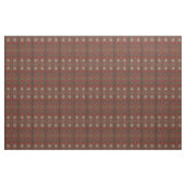Orientalische rote Runenmuster Stoff (Yard (91,4 cm))