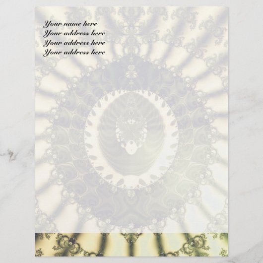 Orientalische Sonne Briefbogen (Vorderseite)