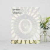 Orientalische Sonne Briefbogen (Stehend Vorderseite)
