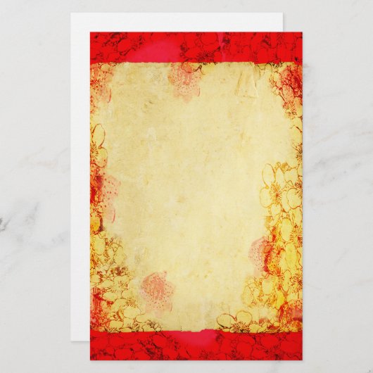 Orientalische Stimmungsgeschosse Briefpapier (Vorne/Hinten)