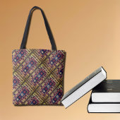 Orientalische Teppichmotive in Herbstfarben Tasche