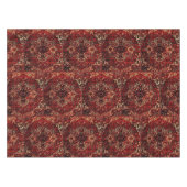 Orientalische Teppichmuster in dunkelrot Tischdecke (Vorderseite (Horizontal))