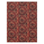 Orientalische Teppichmuster in dunkelrot Tischdecke (Vorderseite)