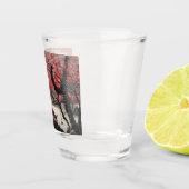 Orientalische Tinte Zeichnend chinesische Landscha Schnapsglas (Rechts)