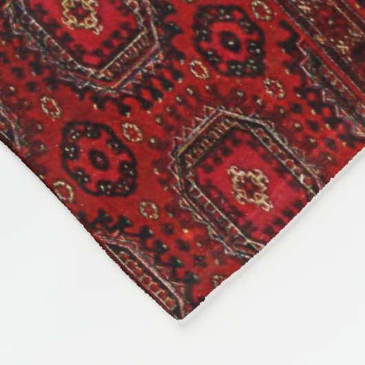 orientalische Wolldecke Fleecedecke (Ecke)