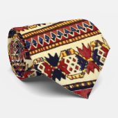 Orientalische Wolldecke in den Herbstfarben Krawatte (Gerollt)