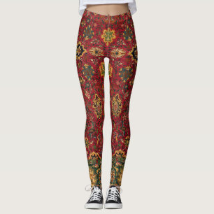 Orientalische Wolldecke-Muster-Leggings Leggings