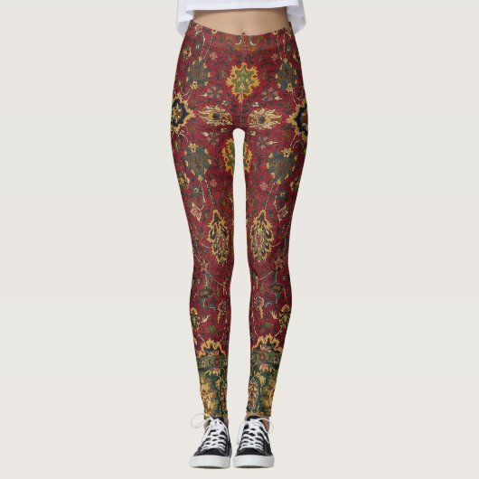 Orientalische Wolldecke-Muster-Leggings Leggings (Vorderseite)