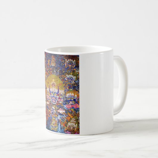 Orientalische Yamantaka Kaffeetasse (VorderseiteRechts)