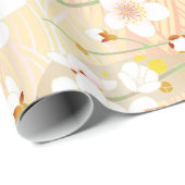 Orientalischer Akzent japanische florale Soft Colo Geschenkpapier (Rolleneckpunkt)
