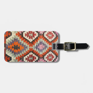 Orientalischer Antik Persischer Türkischer Kilim T Gepäckanhänger