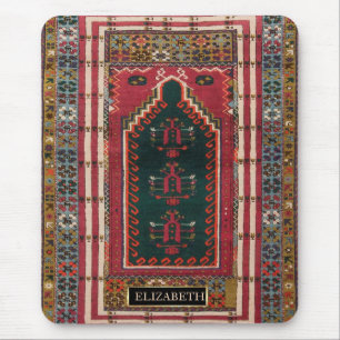 Orientalischer Antiker Kilim-Teppich Notizbuch Mousepad