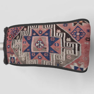 Orientalischer Antiker Roter Kilim-Teppich Golf Headcover