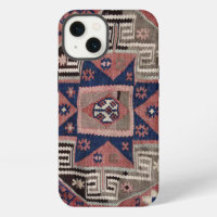 Orientalischer Antiker Roter Kilim-Teppich