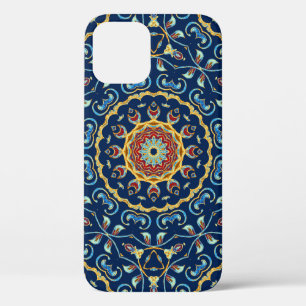 Orientalischer Aquarell-Blumen-Mandala-Teppich Case-Mate iPhone Hülle