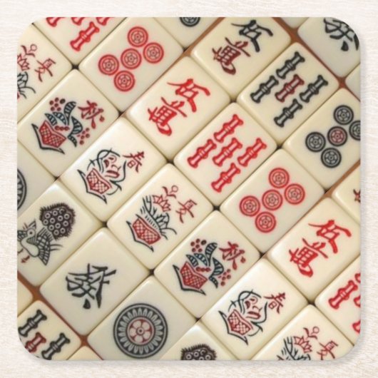 Orientalischer Ausdruck Rechteckiger Pappuntersetzer (Vorderseite)