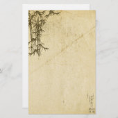 Orientalischer Bambus II Briefpapier (Vorne/Hinten)