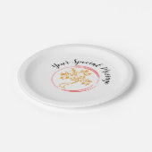 Orientalischer Baum Überlebendes Party Pappteller (Schrägansicht)