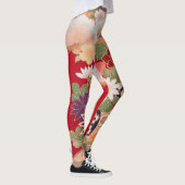 Orientalischer Blumen-Druck Leggings (Rechts)