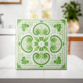 Orientalischer Blumenmosaik Fliese