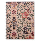 Orientalischer Blumenstrauß Notizblock (Vorderseite)