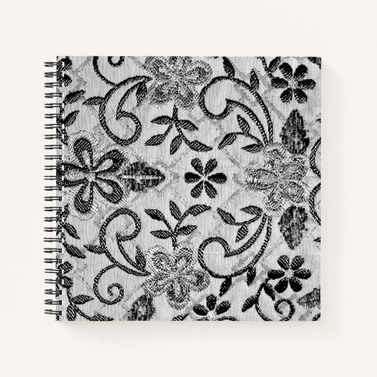 Orientalischer Blumenstrauß Notizbuch (Vorderseite)
