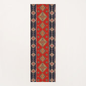 Orientalischer Chili Roter Türkischer Kilim Rug Yogamatte (Vorderseite)