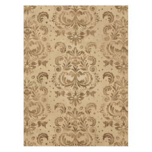 Orientalischer Damast Pattern Pastellgold Tischdecke