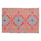 Orientalischer Damast, Talavera Töpfermuster. Kissenbezug (Rückseite)